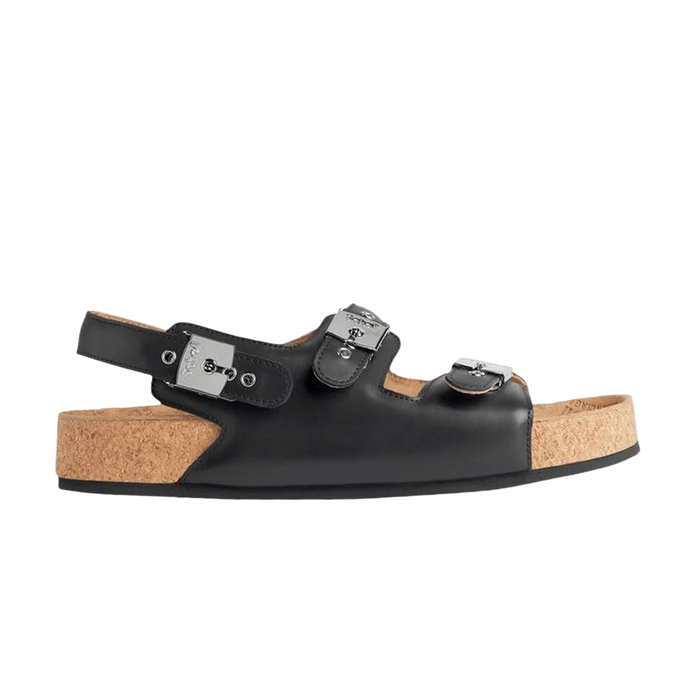 Sandalii-Balenciaga-Flat-Sandal-Black