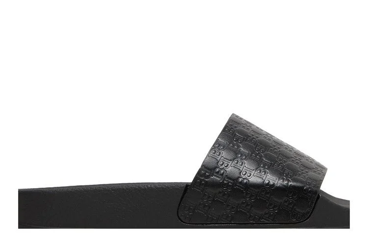 Sandalii-Balmain-Wmns-Calypso-Sandal-Embossed-Monogram-Black-1