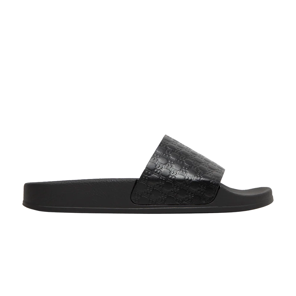 Sandalii-Balmain-Wmns-Calypso-Sandal-Embossed-Monogram-Black