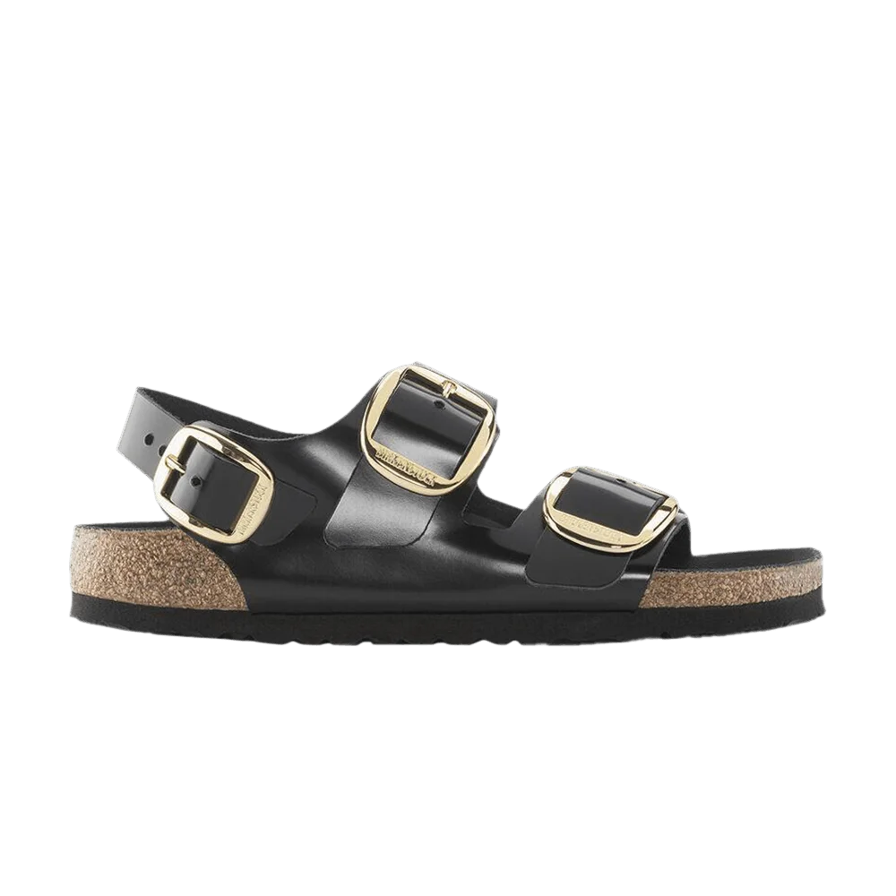 Sandalii-Birkenstock-Wmns-Milano-Big-Buckle-Natural-Patent-Leather-Narrow-Black