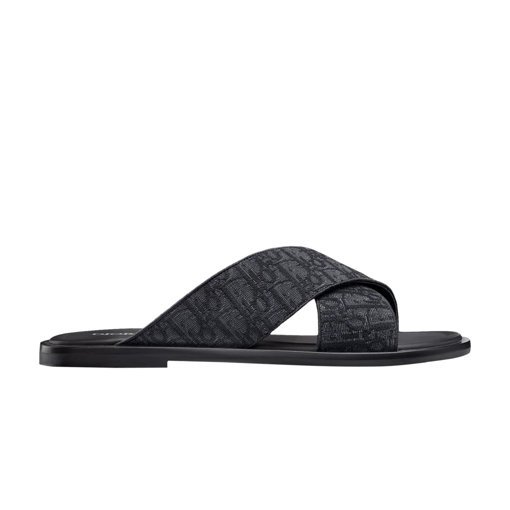 Sandalii-Dior-Alias-Sandal-Dior-Oblique-Black