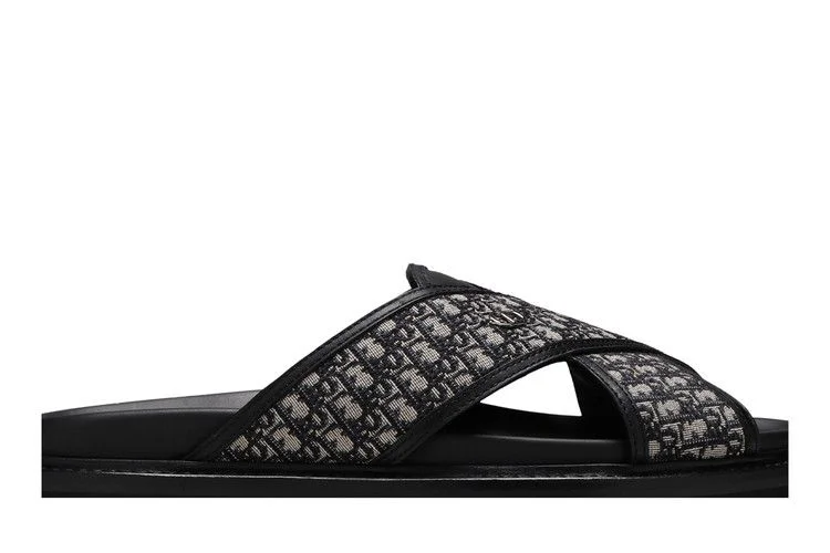 Sandalii-Dior-Aqua-Sandal-Dior-Oblique-Beige-Black-1