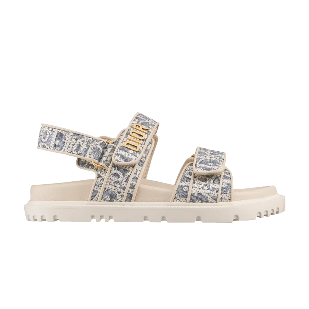 Sandalii-Dior-Wmns-Dioract-Sandal-Dior-Oblique-Chambray-Blue
