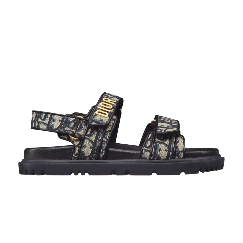 Sandalii-Dior-Wmns-Dioract-Sandal-Dior-Oblique-Deep-Blue