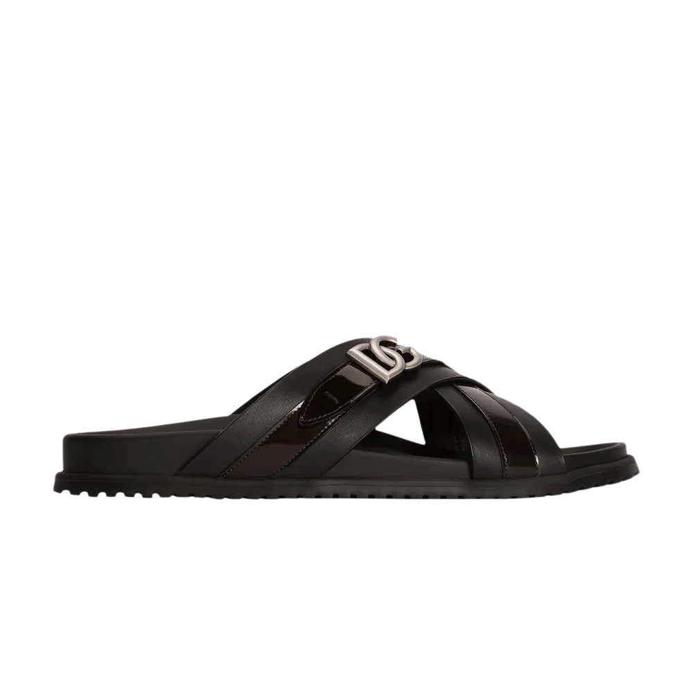 Sandalii-Dolce-Gabbana-Cowhide-Sandal-Black