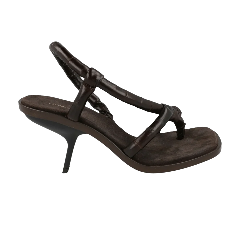 Sandalii-Ferragamo-Wmns-Fleur-Leather-Sandal-Dark-Brown