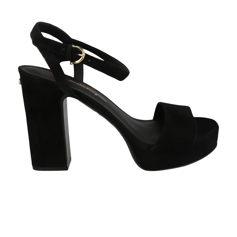 Sandalii-Ferragamo-Wmns-Trento-Suede-Platform-Sandal-Black