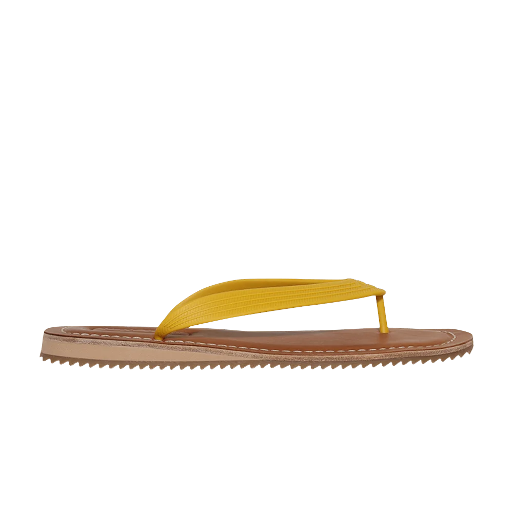 Sandalii-Saint-Laurent-Wmns-Miu-Miu-Thong-Sandal-Yellow