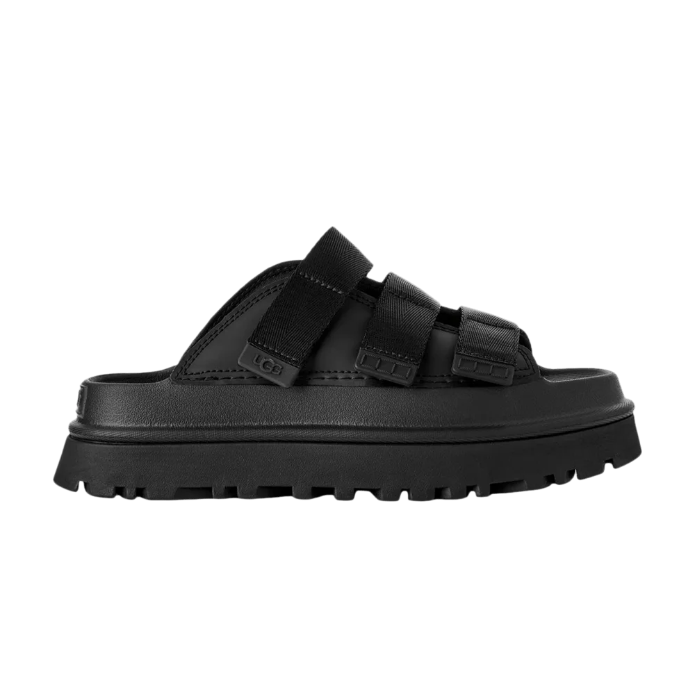 Sandalii-UGG-Wmns-GoldenGlow-Sandal-Black
