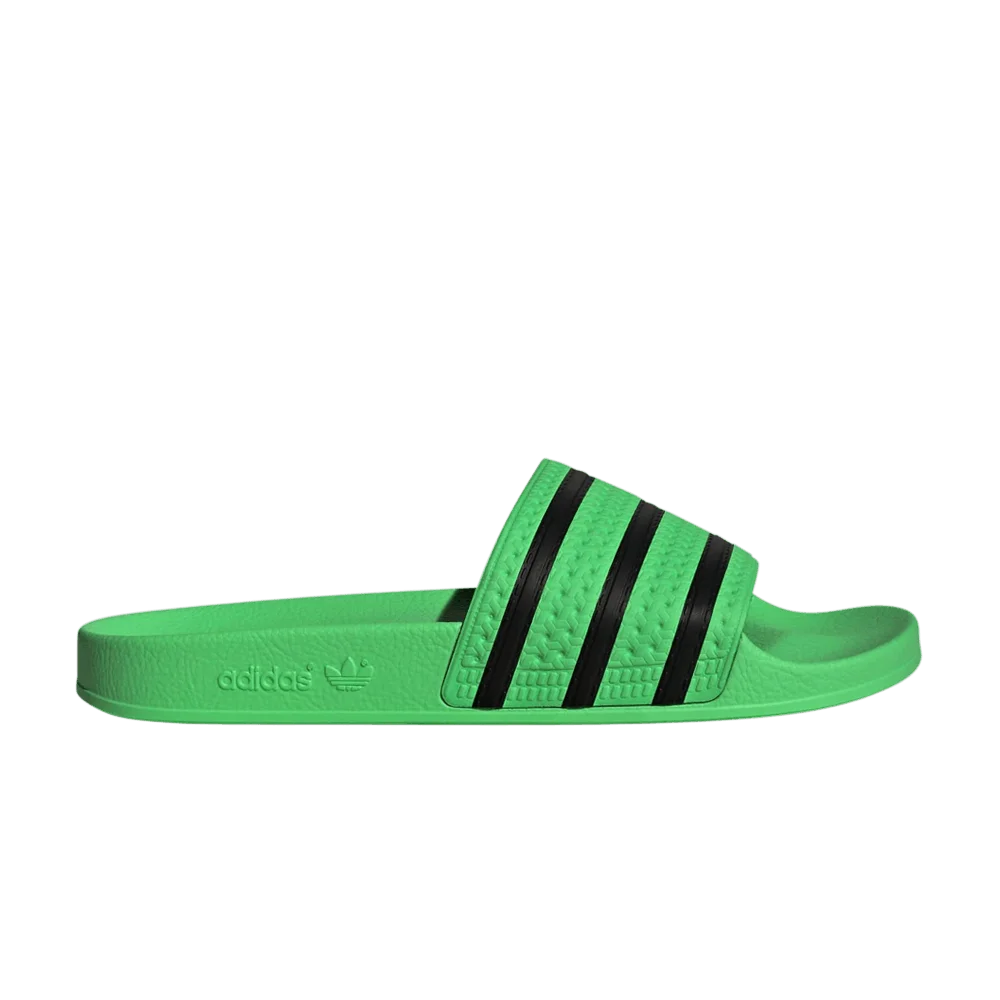 Tapochki-Adidas-Adilette-Slides-Screaming-Green-Core-Black