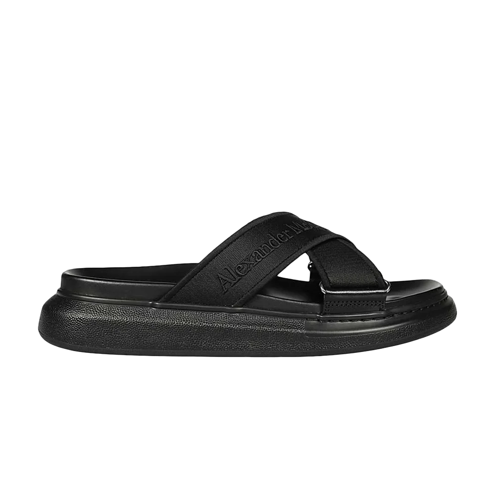 Tapochki-Alexander-McQueen-Oversized-Hybrid-Slide-Black-Silver