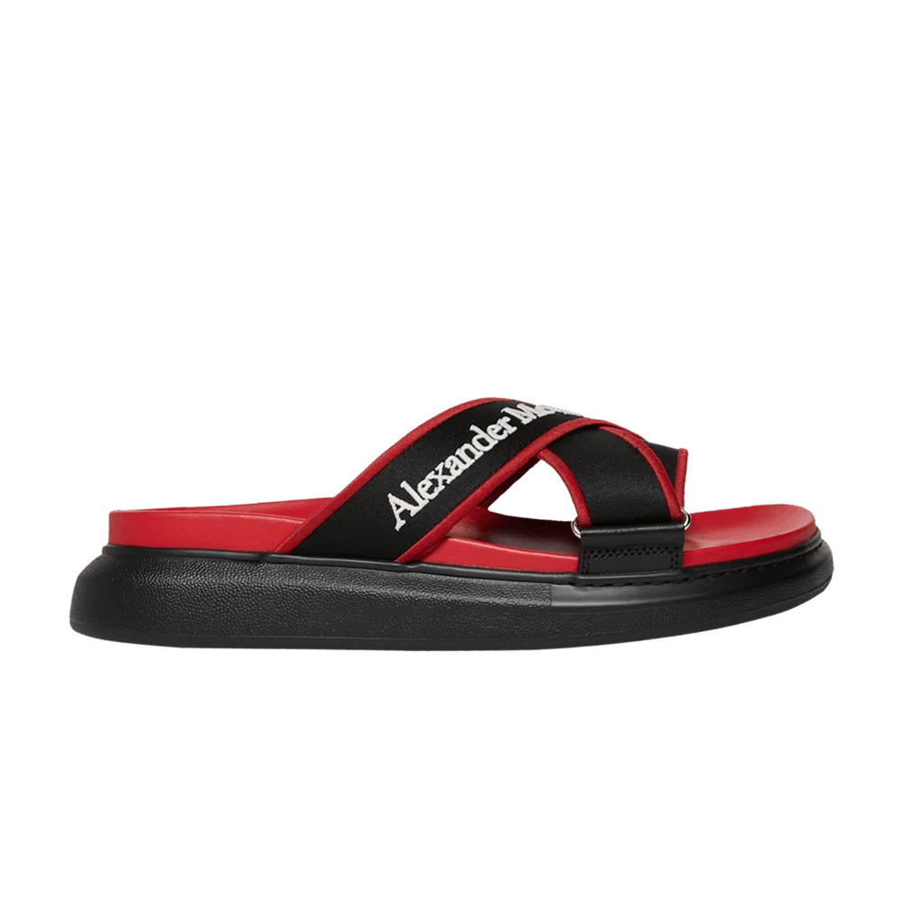 Tapochki-Alexander-McQueen-Oversized-Hybrid-Slide-Red-Black