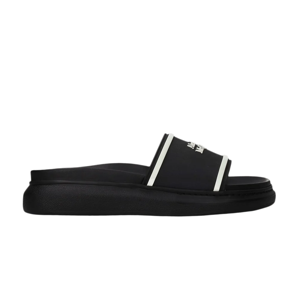 Tapochki-Alexander-McQueen-Wmns-Oversized-Hybrid-Signature-Slide-Black-White