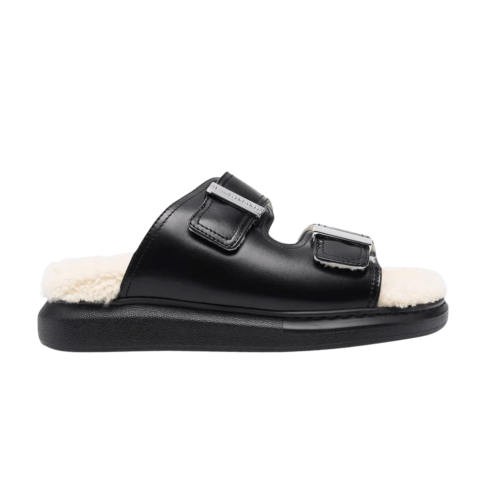 Tapochki-Alexander-McQueen-Wmns-Oversized-Hybrid-Slide-Shearling-Black
