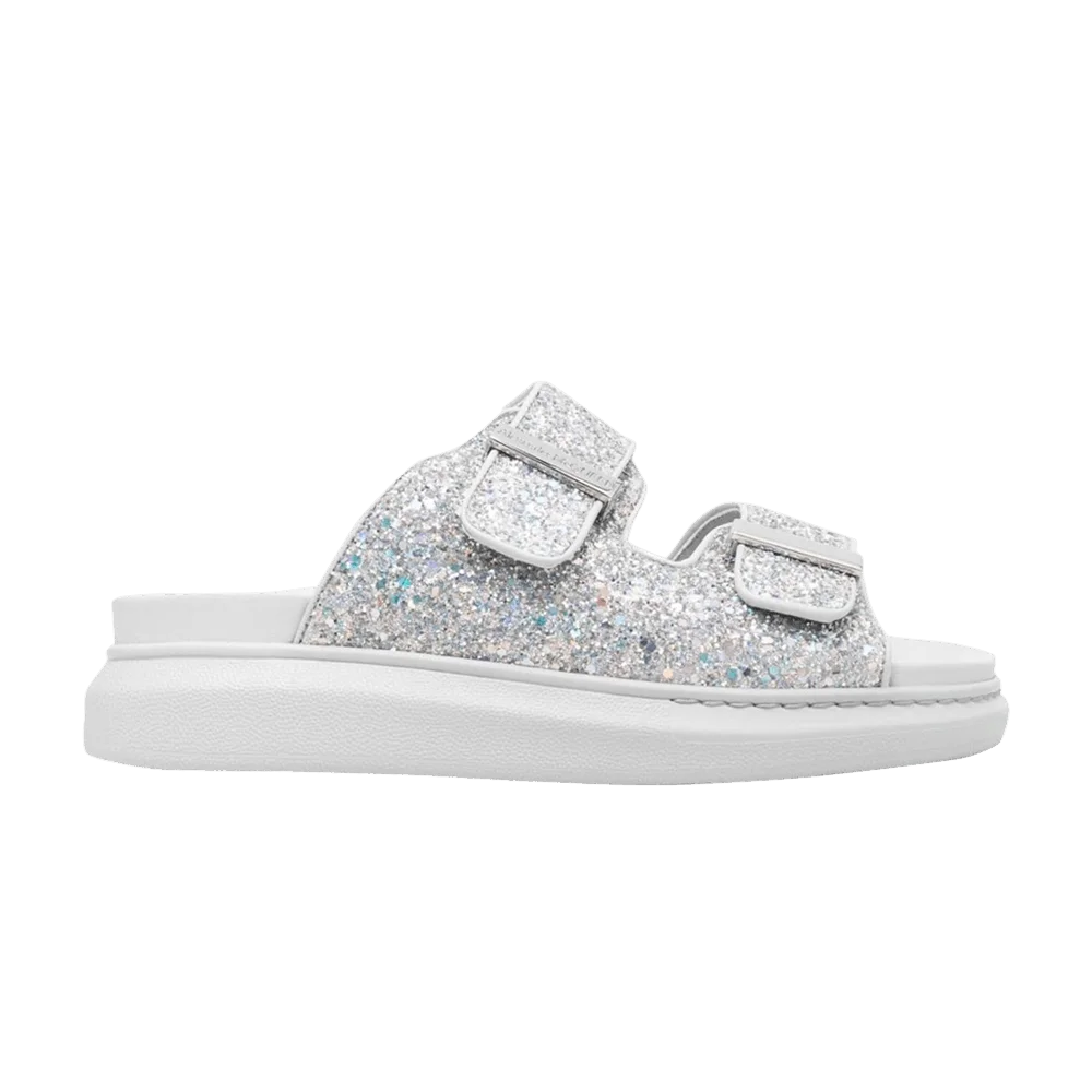 Tapochki-Alexander-McQueen-Wmns-Oversized-Hybrid-Slide-Silver-Glitter