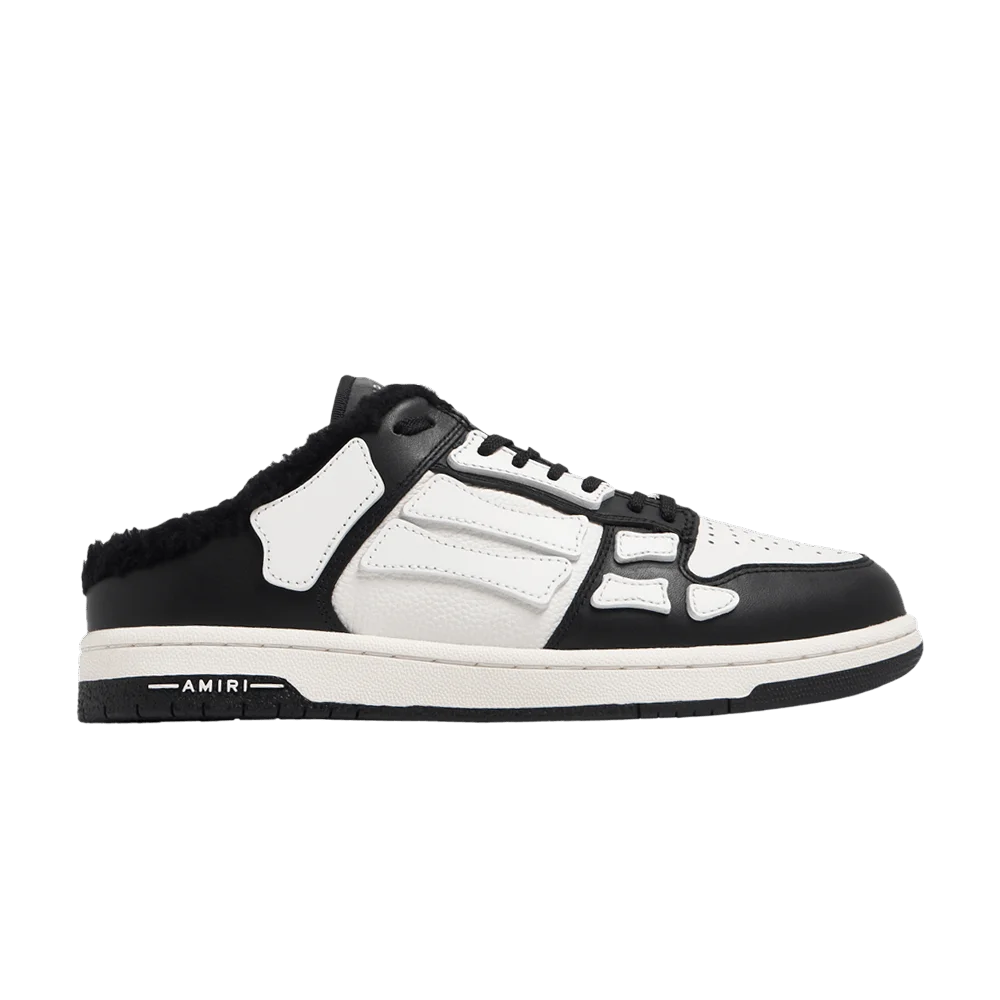 Tapochki-Amiri-Skel-Top-Mule-Black-White