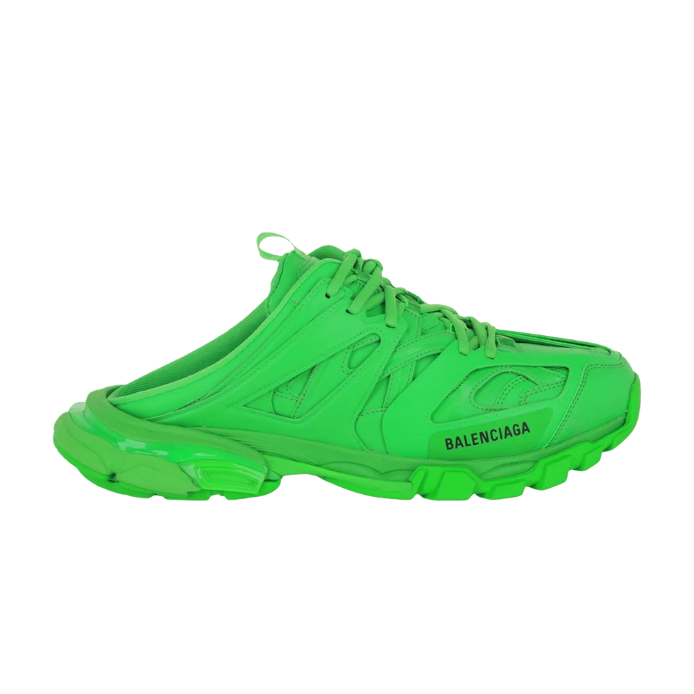 Tapochki-Balenciaga-Lace-Up-Track-Mule-Green-Black