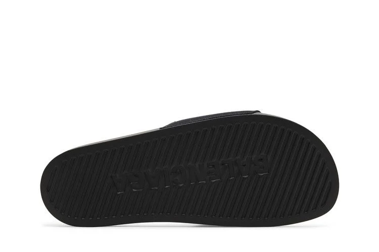 Tapochki-Balenciaga-Logo-Embroidered-Pool-Slides-Black-White-3