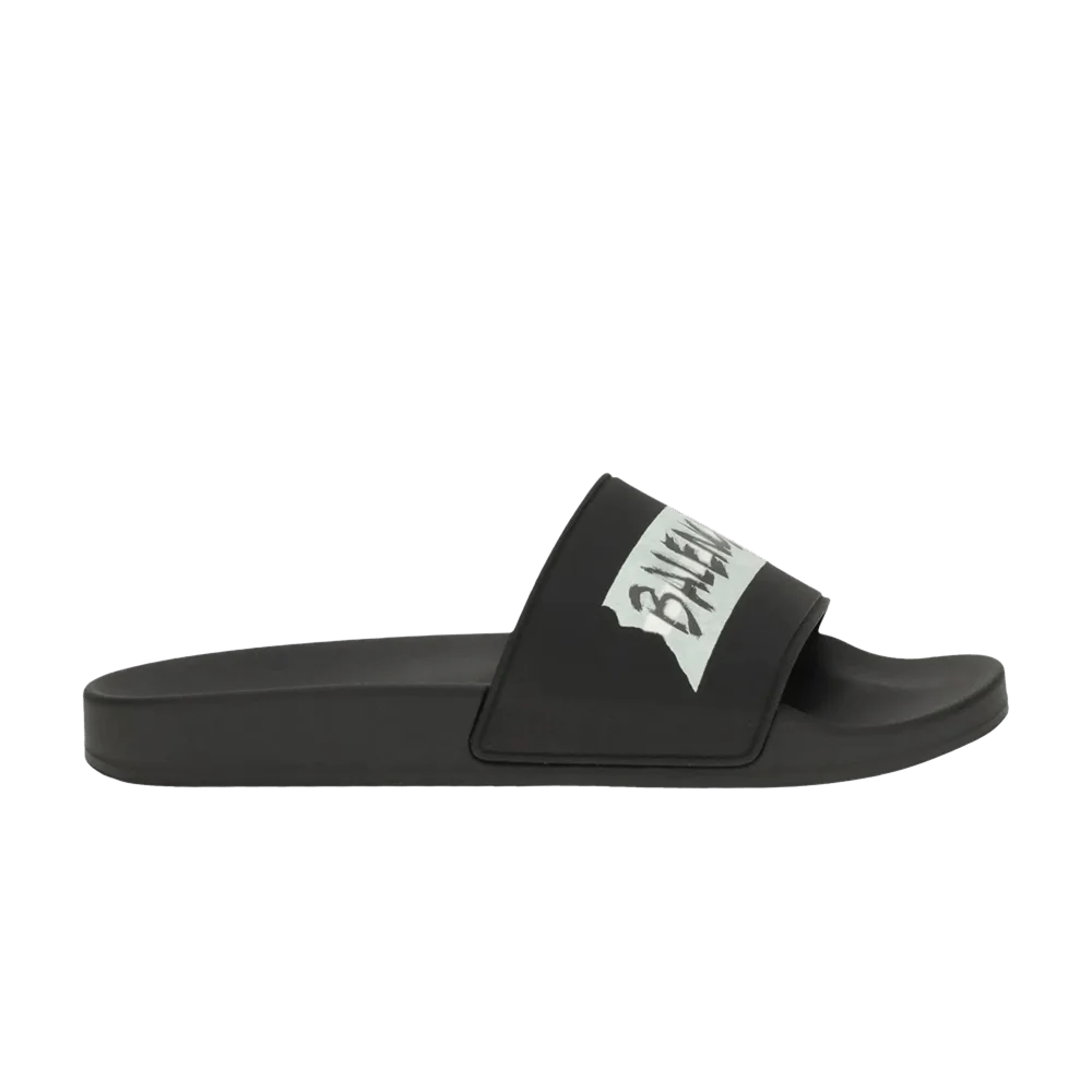 Tapochki-Balenciaga-Pool-Slide-Black-White