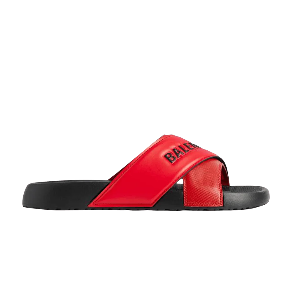 Tapochki-Balenciaga-Sporty-Pool-Slide-Sandal-Black-Red