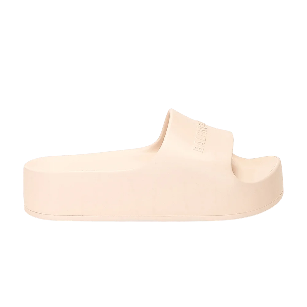 Tapochki-Balenciaga-Wmns-Chunky-Slide-Brown-Sand-Beige