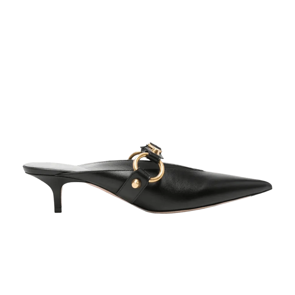 Tapochki-Balenciaga-Wmns-Soft-City-Mule-Black-Gold