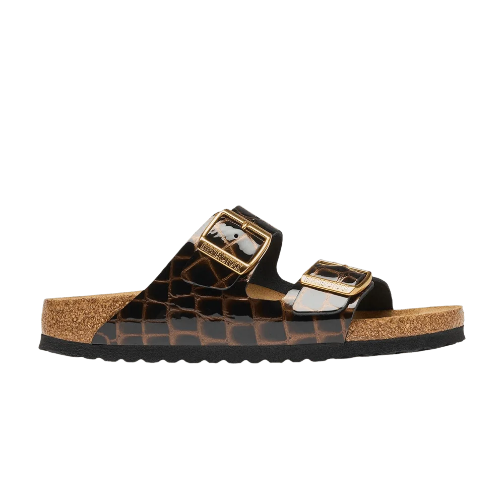 Tapochki-Birkenstock-Wmns-Arizona-Emboss-Leather-Sandal-Black