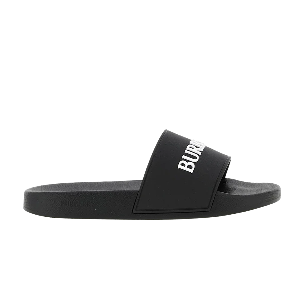 Tapochki-Burberry-Furley-Logo-Slide-Black