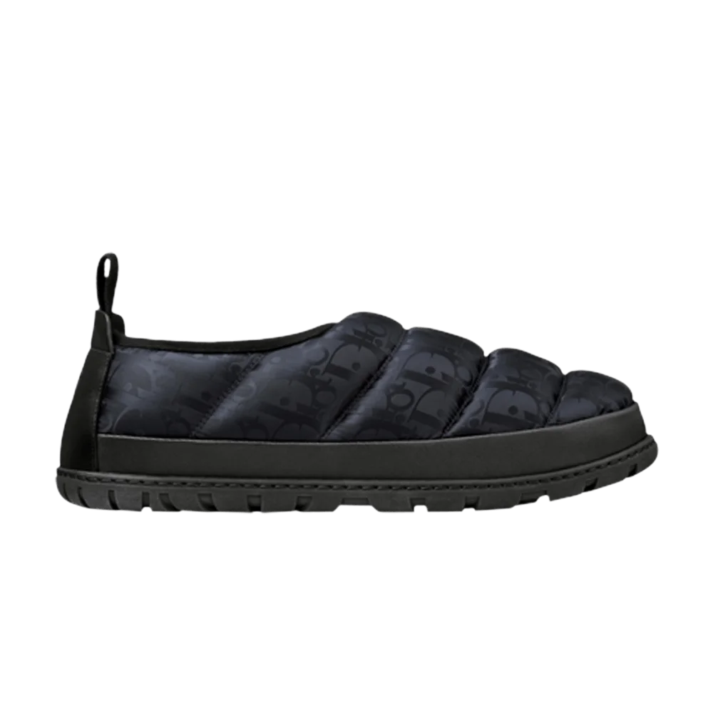 Tapochki-Dior-Snow-Slipper-Quilted-Dior-Oblique-Black