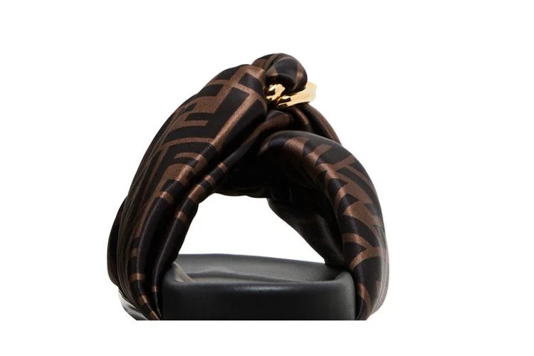 Tapochki-Fendi-Wmns-Feel-FF-Satin-Slide-Brown-6