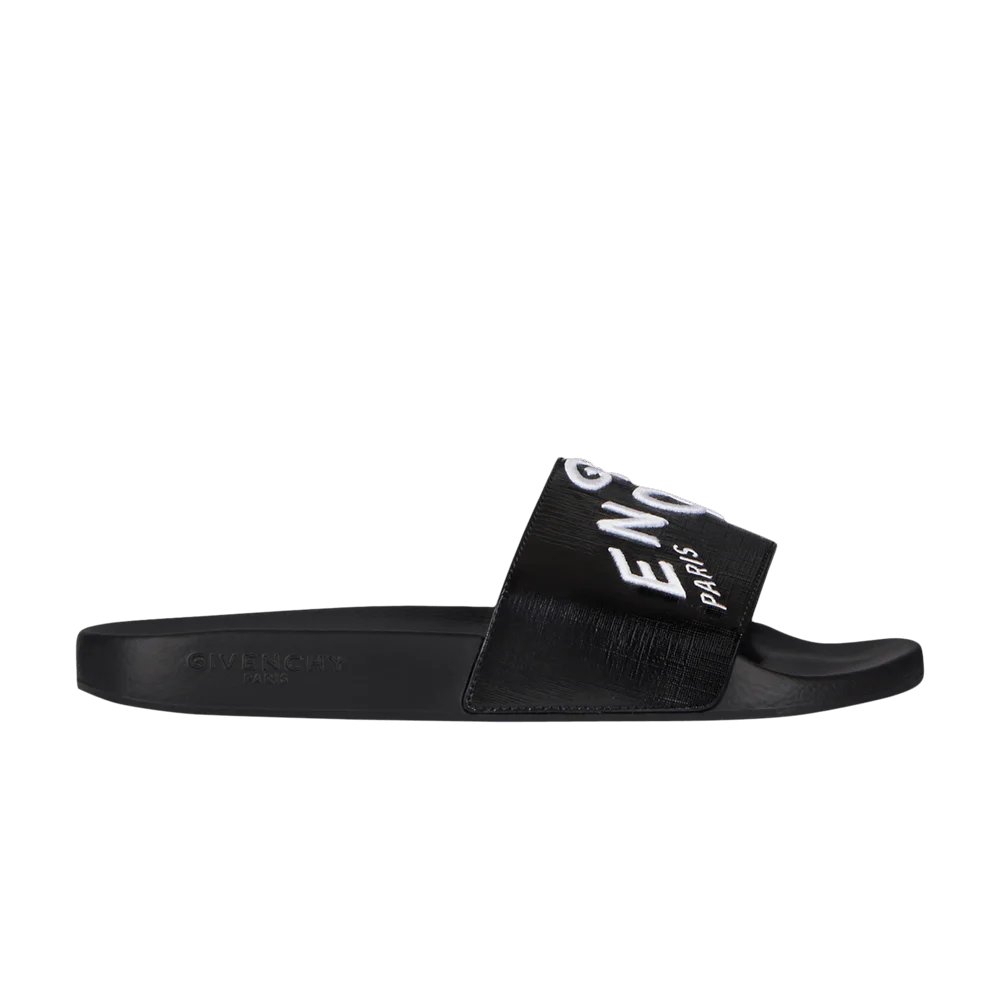 Tapochki-Givenchy-Embroidered-Flat-Slide-Black
