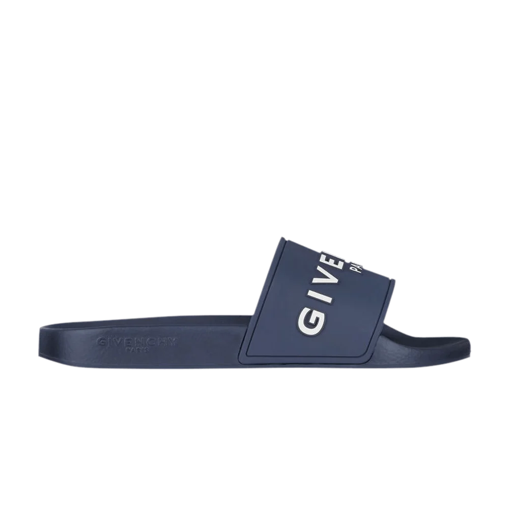 Tapochki-Givenchy-Paris-Slide-Steel-Blue