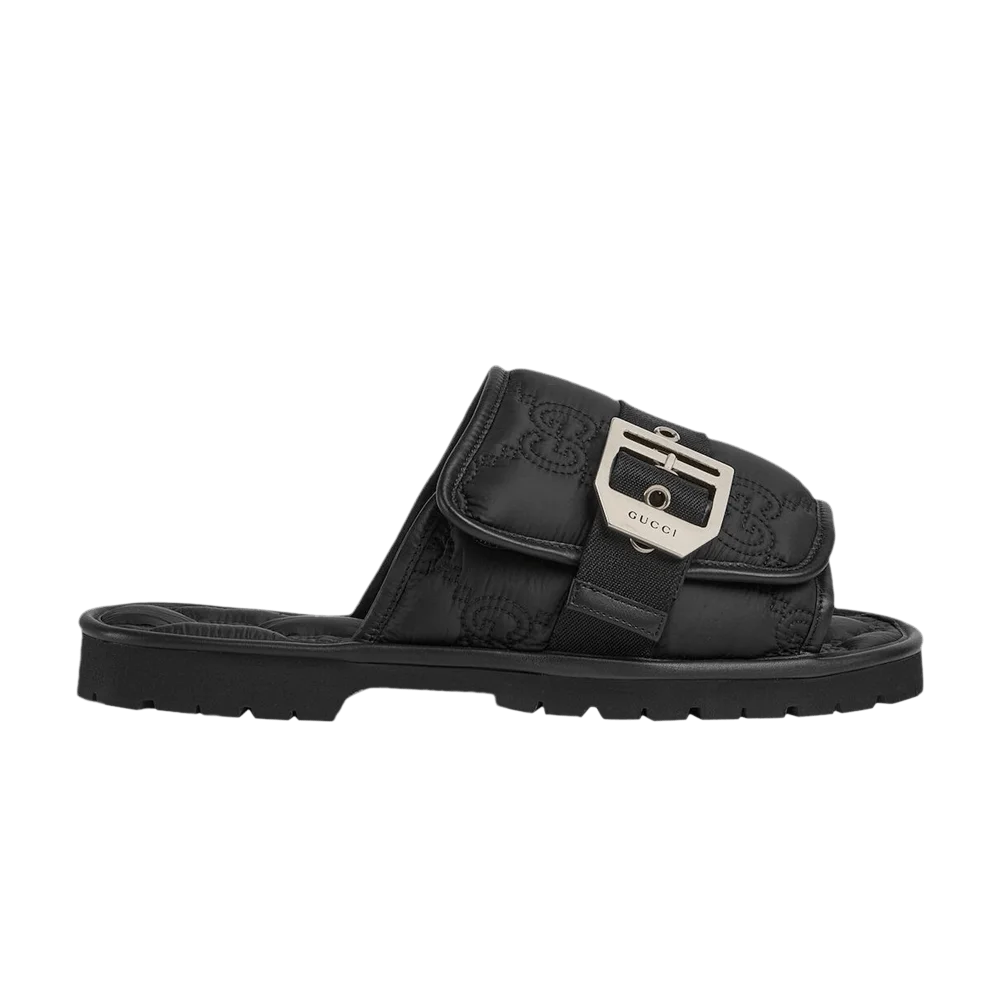 Tapochki-Gucci-GG-Slide-Sandal-Black