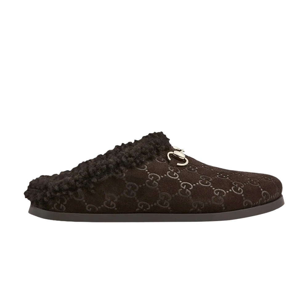 Tapochki-Gucci-Wmns-Horsebit-Mule-Dark-Brown