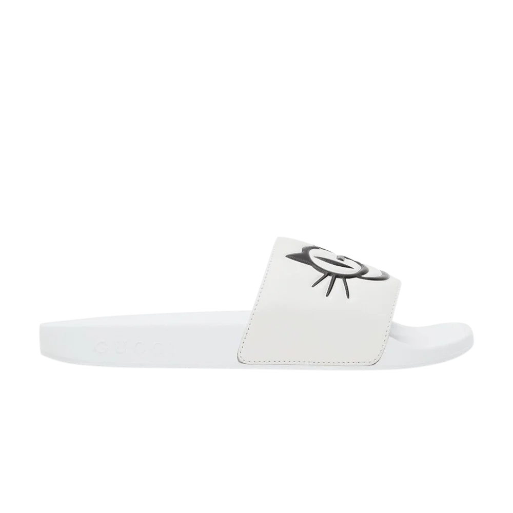 Tapochki-Gucci-Wmns-Slide-Cartoon-Print-White