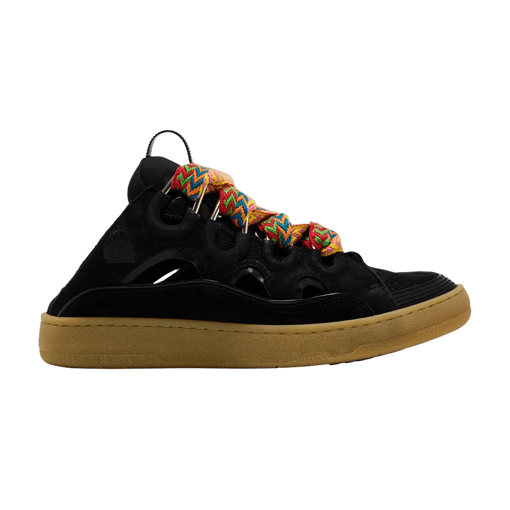 Tapochki-Lanvin-Curb-Mule-Black-Multi-Laces