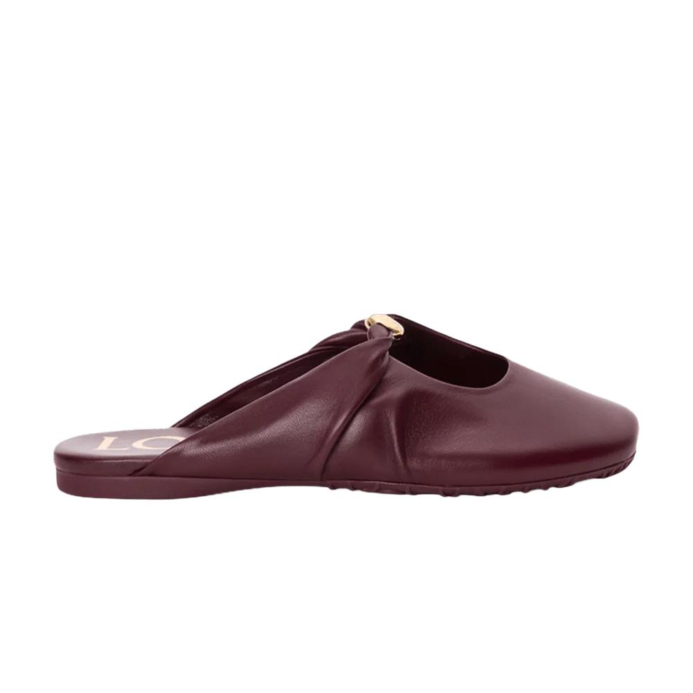 Tapochki-Loewe-Wmns-Pebble-Soft-Mule-Dark-Burgundy