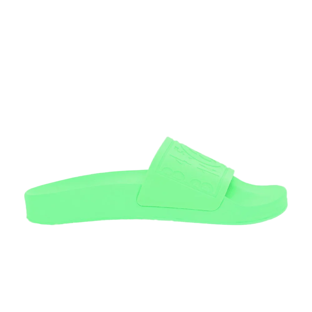 Tapochki-MM6-Maison-Margiela-Wmns-Logo-Slide-Green