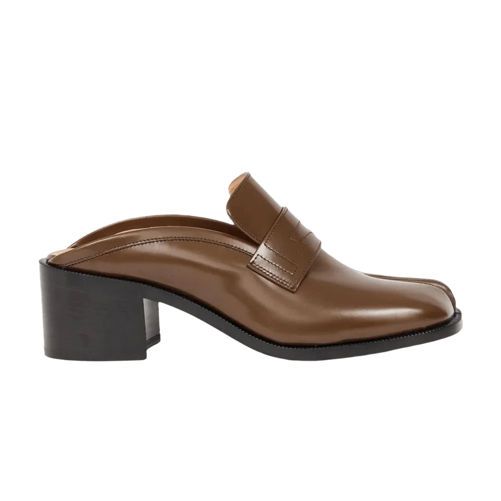 Tapochki-Maison-Margiela-Wmns-Tabi-City-Loafer-Mule-Wood
