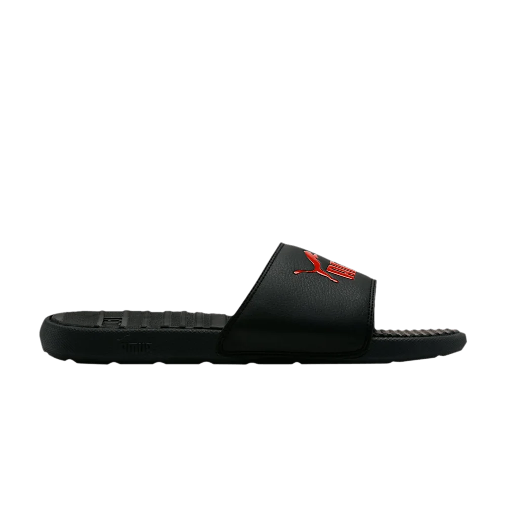 Tapochki-Puma-Cool-Cat-Slides-Black-High-Risk-Red