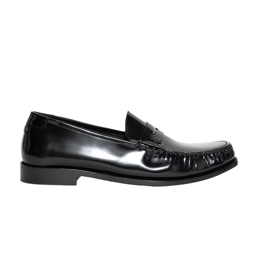 Tapochki-Saint-Laurent-Le-Loafer-Penny-Slippers-Black-1