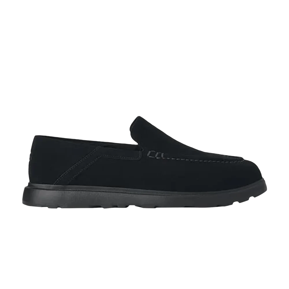 Tapochki-UGG-Shep-Loafer-Sheepskin-Slipper-Black
