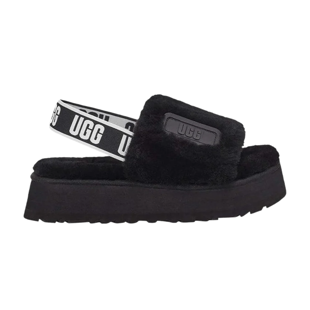 Tapochki-UGG-Wmns-Disco-Slide-Sandal-Black