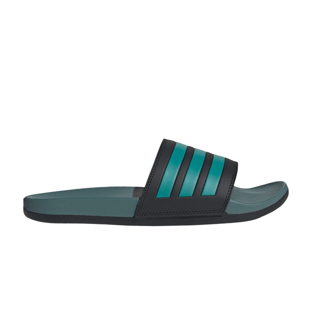 Tapochki-adidas-Adilette-Comfort-Slide-Black-Pure-Teal