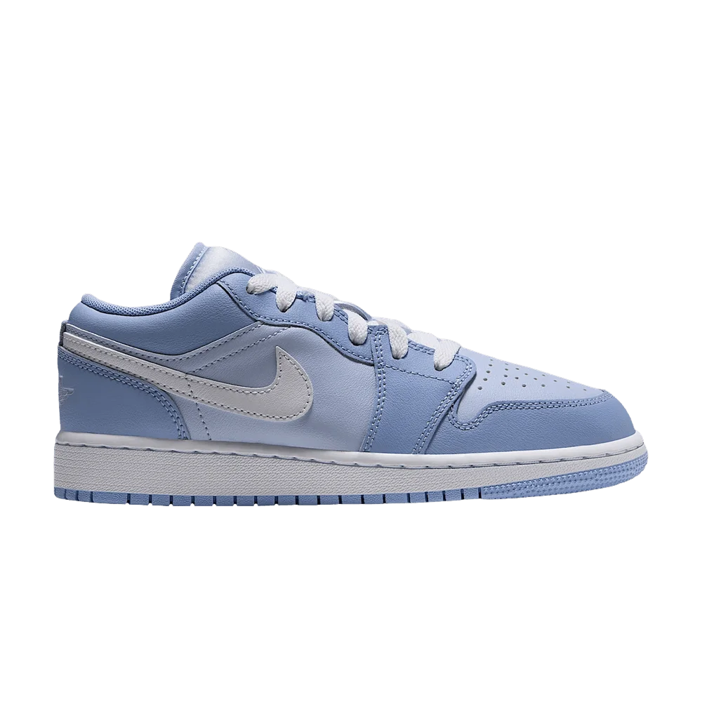 Krossovki-Air-Jordan-1-Low-GS-Aluminum-White-Hydrogen-Blue-