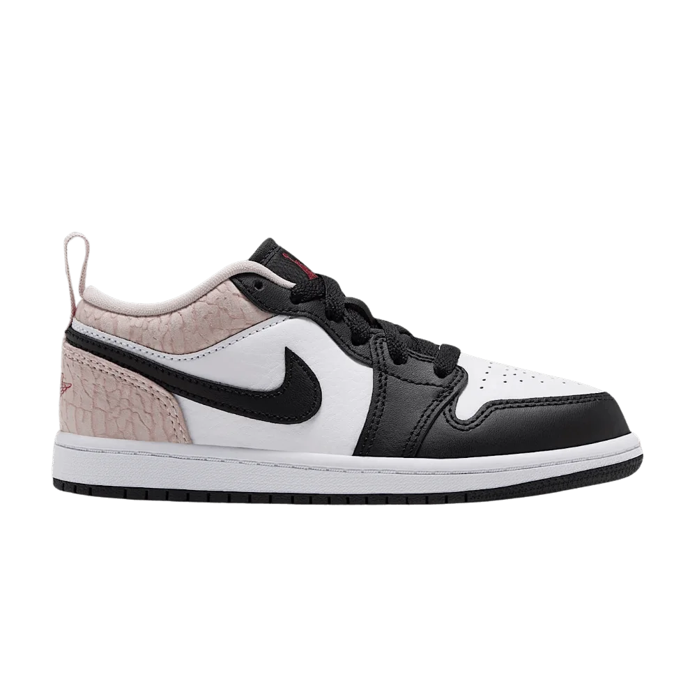 Krossovki-Air-Jordan-1-Low-SE-PS-Black-White-