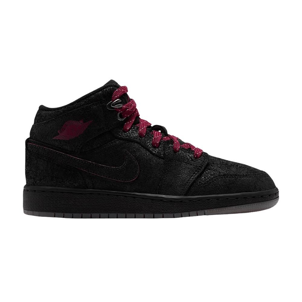 Krossovki-Air-Jordan-1-Mid-SE-GS-Black-Gum-Medium-Brown-
