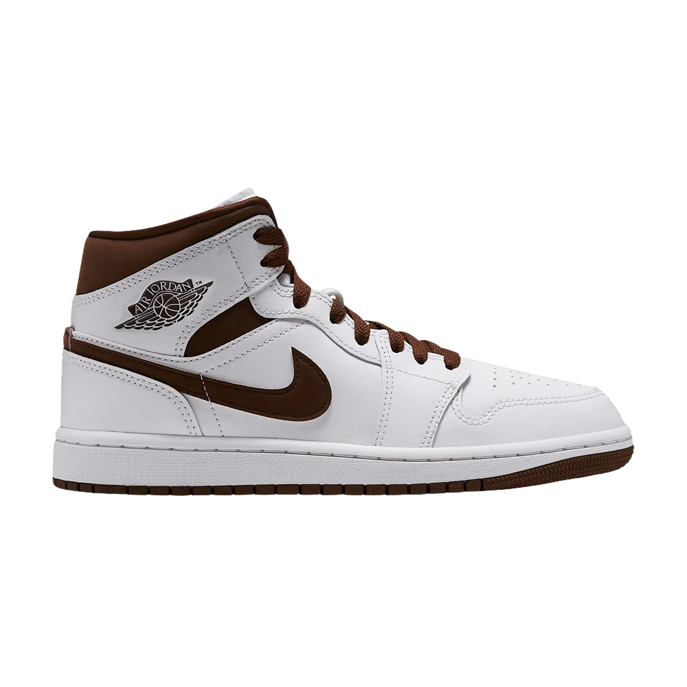 Krossovki-Air-Jordan-Wmns-1-Mid-White-Cacao-Wow-Cacao-Wow-