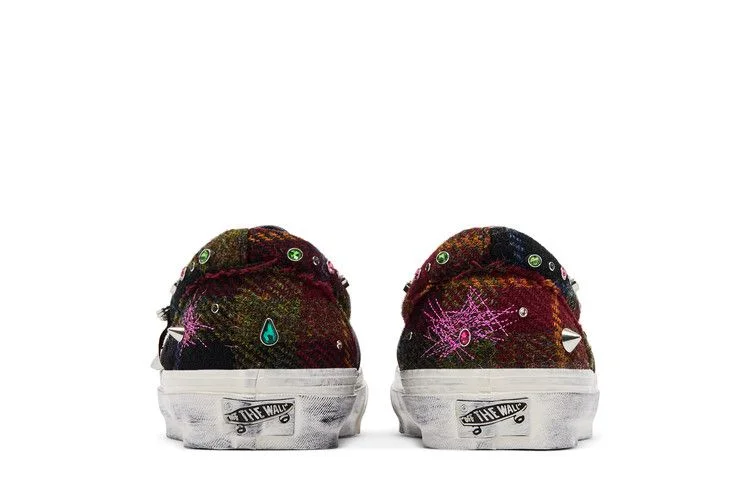 Krossovki-Vans-Premium-Classic-Harris-Tweed-Slip-On-Red-5