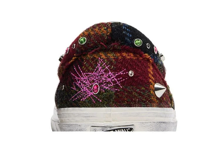 Krossovki-Vans-Premium-Classic-Harris-Tweed-Slip-On-Red-6